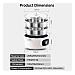 POWERPAC PPMC787S 2IN1 STEAMBOAT & MULTI COOKER 9.5L 1000W